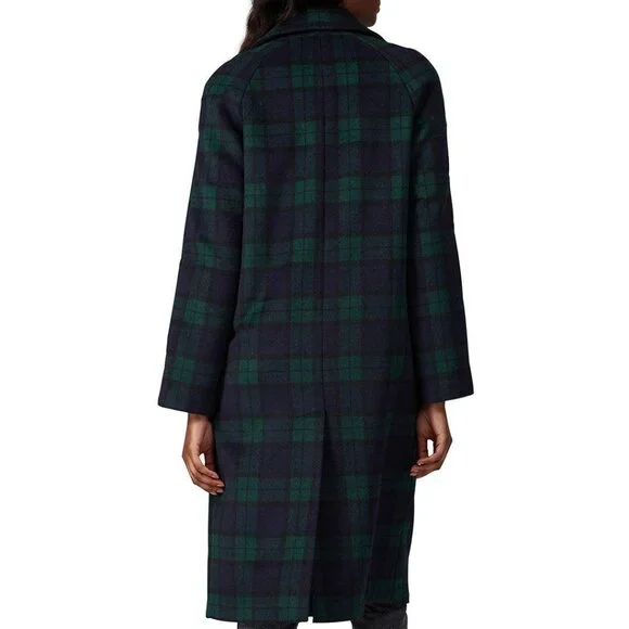 NWT Avec Les Filles Plaid  Raglan Coat Trendy fit - Picture 6 of 9